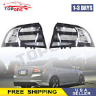 For 2004-2008 Acura TL Rear LH & RH Black Housing Clear Lens Tail Light Cover (For: 2008 Acura TL)