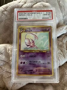 Pokemon Espeon 196 PSA 10 Japanese Crossing the Ruins Neo Discovery - US SELLER!