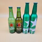 Heineken collectible bottles Las Vegas 007 and 2 pcs aluminum