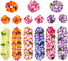 15 Counts Hawaiian Leis Flower Leis Necklace Hawaiian For Kids or luau