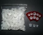 200 Tattoo Ink Cap Cups Mix 100 Small 75 Medium 25 Large Red Holder