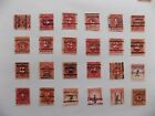 U S Coll'n of (24) USED PRECANCEL DEFIN stamps-5-8-A-POSTAGE DUES
