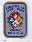 Virginia - Fairfax County Haz Mat Response Team VA Fire Dept Patch