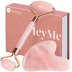 New ListingBAIMEI Icyme Jade Roller & Gua Sha, Face Roller Redness Reducing Skin Care Tools