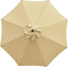 New Listing9Ft Patio Umbrella Replacement Canopy Market Umbrella Top Outdoor Umbrella Canop