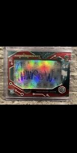 2022 Elements Travon Walker ON CARD AUTO /50 RED ROOKIE NEON SIGNS SP RC JAGUARS