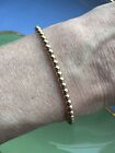Mejuri 14K Solid Yellow Gold 3mm Ball Bead adjustable Bracelet 6 to 7-1/8
