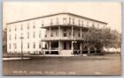 New ListingRice Lake Wisconsin~Weber House Hotel~3 Story Porches~1914 RPPC
