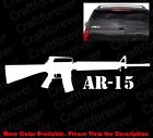 AR-15 Vinyl Window Sticker Car Decal 2nd Amendment US Constituttion FA034