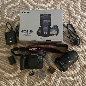 Canon 5D Mark IV (Used) With Lens and Memory Card/SD Card, Read Description