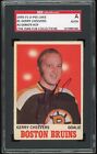 New ListingGerry Cheevers Signed 1970-71 OPC Card #1 Boston Bruins SGC Slabbed #AU144679