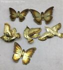 Vintage Gold Brass Metal Home Interiors Wall Decor Birds & Butterflys