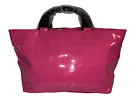 Neiman Marcus Vinyl Tote Bag Pink