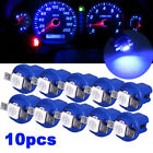 10X T5 B8.5D 5050 SMD Blue Car LED Dashboard Instrument Light Bulb Accessories (For: Toyota Hilux)