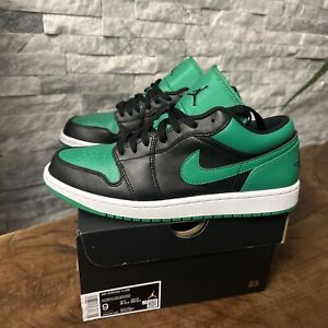 Size 9 - Air Jordan 1 Low Black Lucky Green