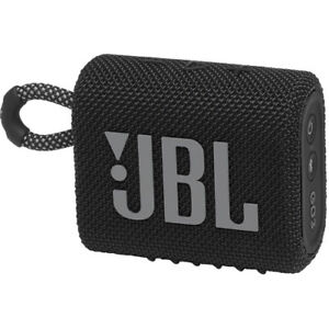JBL JBLGO3BLKAM-Z Go 3 Portable Bluetooth Speaker, Black - Certified Refurbished