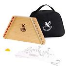 New ListingMusic Maker Lap Harp with Sheet Music and Black Carrying Original w/ BLACK Case