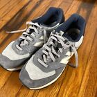 New Balance 574 ML574PGW Mens Sz 11.5 Navy Blue Gray Suede Lace Sneakers Shoes