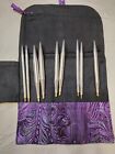 HiyaHiya Knitting Needles in Brocade Purple Pouch Interchangeable Circular Cable
