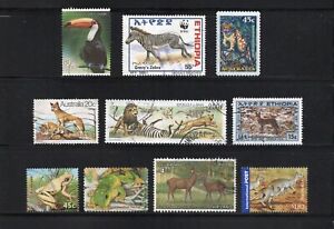 Animals -- 10 diff used from 5 countries -- cv $8.00