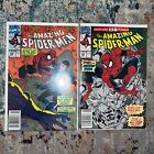 The Amazing Spider-Man Comic LOT of 2: 349, 350 Newsstand