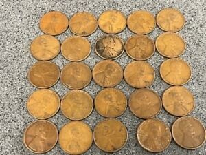 Full Roll (50) 1928 S United States Circ Lincoln Wheat Pennies