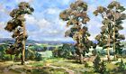 painting Sheremet art impressionism vintage oak landscape old original picture