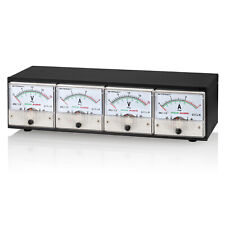 Amplifier / Speaker Power Meter Voltage / Current Detector Dual Analog VU Tester