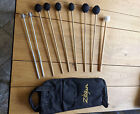 Set of percussion mallets + bag (Vic Firth, Mike Balter)