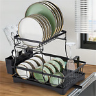 Dish Drying Rack, Dish Rack for Kitchen Counter, over Sink Dish Drying Rack with