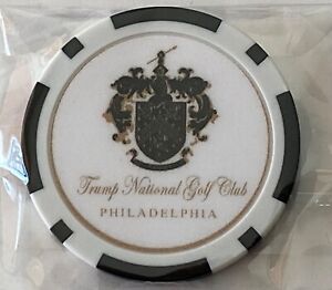 TRUMP National - Philadelphia - Clay Poker Chip - Golf Ball Marker