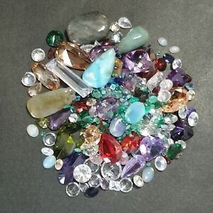 Mixed Faceted Loose Gemstone Lot From Gold & Silver Jewelry 704ct