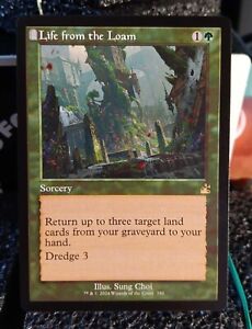 MTG Life From The Loam 350 Retro Frame Ravnica Remastered Magic The Gathering