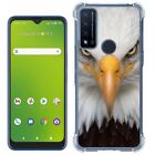 For at&t Fusion/Radiant Max 5G clear ShockProof TPU Case(Eagle Stare)