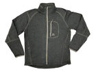 Avalanche Men's Full Zip Fleece Jacket Charcoal Black