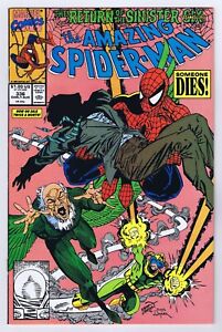 Amazing Spider-Man #336 VF/NM Signed w/COA Erik Larsen/David Michelinie 1990
