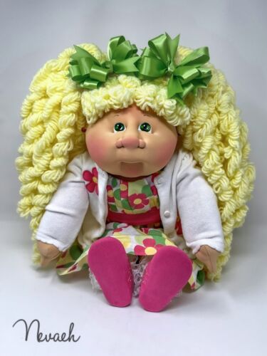 New Listing2016 Christmas In July Soft Face Cabbage Patch Kid Xavier Roberts Little People