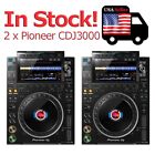 Pair of Pioneer DJ CDJ-3000 Professional High Resolution DJ Multi Player CDJ3000