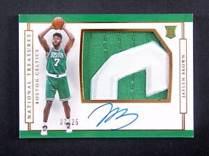 New Listing2016-17 National Treasures Jaylen Brown #154 RPA Rookie Patch Auto 7/25 JSY# 1/1
