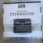 Royal Classic Manual Black Typewriter Retro Style ROY79104P  New