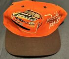 Vintage 90s Ricky Rudd NASCAR Hat Cap Tide Racing Team Orange Blue Ford Taurus