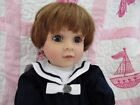 MY TWINN CUDDLY SISTER Baby Doll 1997 Red Hair Brown Eyes Sailor Suit 13