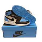 Nike Air Jordan 1 Retro High OG 'UNC Toe' FD1437-400 GS Size 6.5Y/ 8W Sneakers