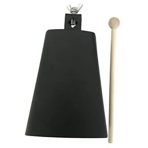 New ListingSteel CowBell with Stick, Noise Makers Hand Metal Percussion Cow bells for 4
