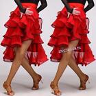 Women's Latin Cloak Skirts Rumba Samba Cha Cha Dance Performance Ballroom Dress