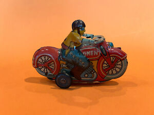 PENNY TOY G-MEN MOTORCYCLE 1950'S JAPAN EX
