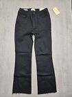 Universal Thread Women's High-Rise Bootcut Cropped Jeans Saze 00 Black