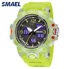 SMAEL Men Sport Watch Military Digital Wristwatch Large Dial LED Light Stopwatch