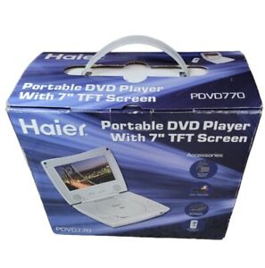 Haier Portable DVD Player w/ 7” TFT LCD Monitor & Remote from Macy's