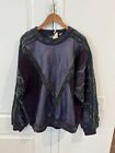 Vtg Saxony Collection Mens Coogi Style Leather Hip Hop Cosby Sweater XL BNWT NEW